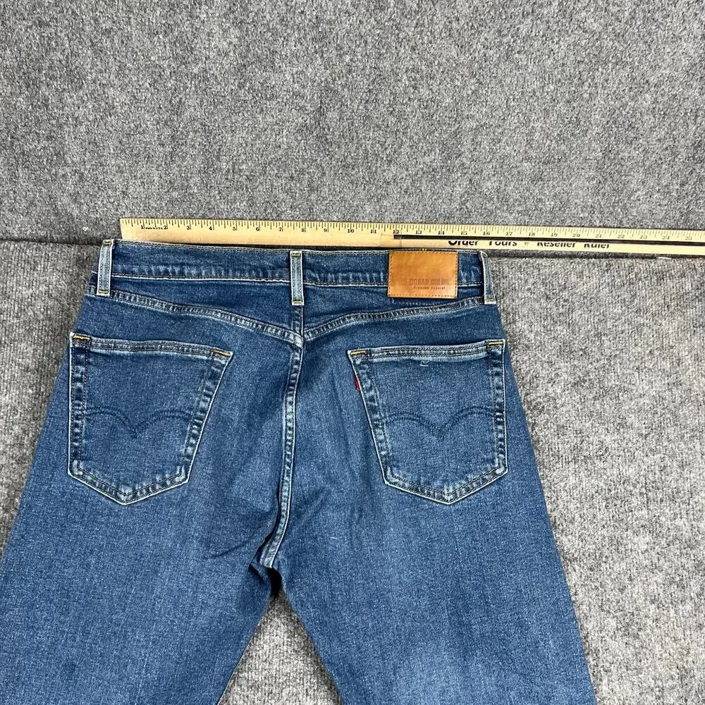 Urban Color Jeans Mens Size W34 L32 Blue Straight Leg Casual‎ Denim Classic